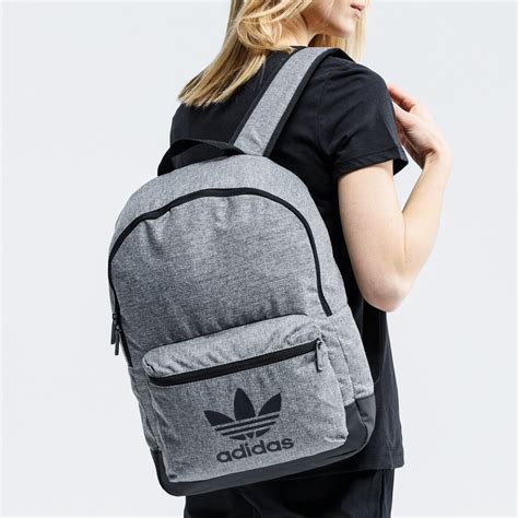 adidas rucksack grau schwarz|adidas classic backpack black.